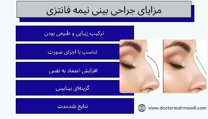 جراحی بینی نیمه فانتزی